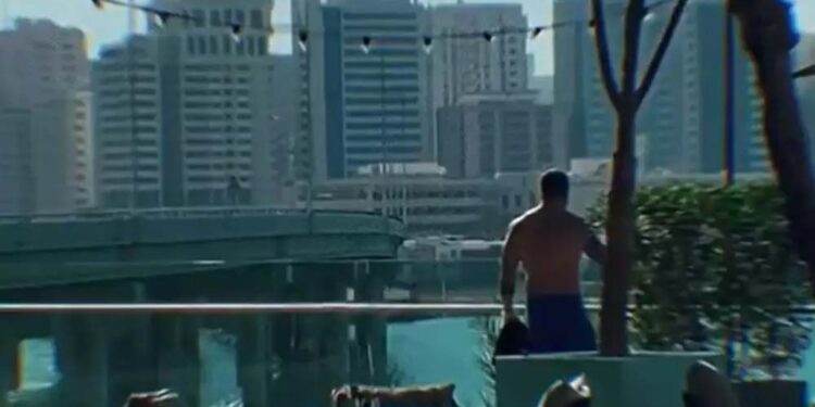 O empresário Thiago Brennand em hotel de luxo, em Dubai