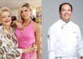 Lilian e Juliana Santos, do Dona Santa; e o Chef André Saburo