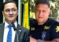 O deputado federal André Ferreira e Augusto Lima, gerente regional de Operação no Metrô do Recife