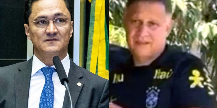 O deputado federal André Ferreira e Augusto Lima, gerente regional de Operação no Metrô do Recife