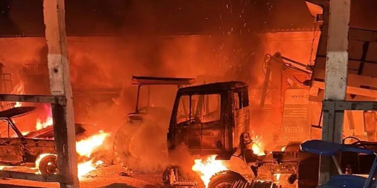 Secretaria de Obras de Acari foi alvo de criminosos na madrugada desta terça (14).