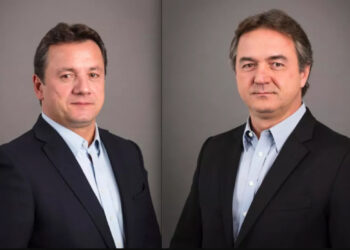 Os empresários Wesley Batista (esq) e Joesley Batista (dir), do Grupo J&F