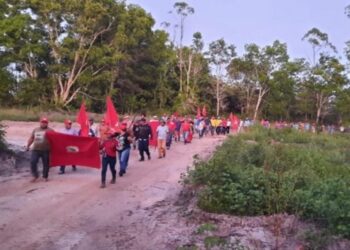 Integrantes do MST invadem fazendas da Suzano na Bahia