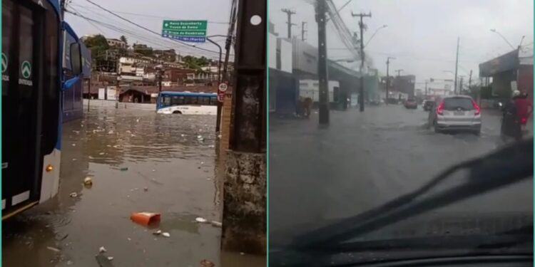 Segundo agência, aviso tem validade até as 23h da quarta (22). Nesta terça (21), capital e outras cidades tiveram alagamentos.