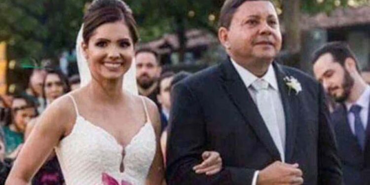 Sebastião Figueiroa (à dir.) e a sua filha Suellen Figueiroa