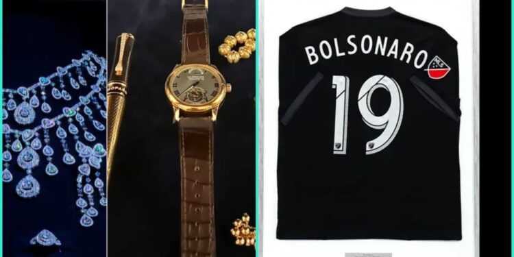 Ex-presidente ganhou pelos menos três relógios, um cordão de diamantes, um par de brincos.