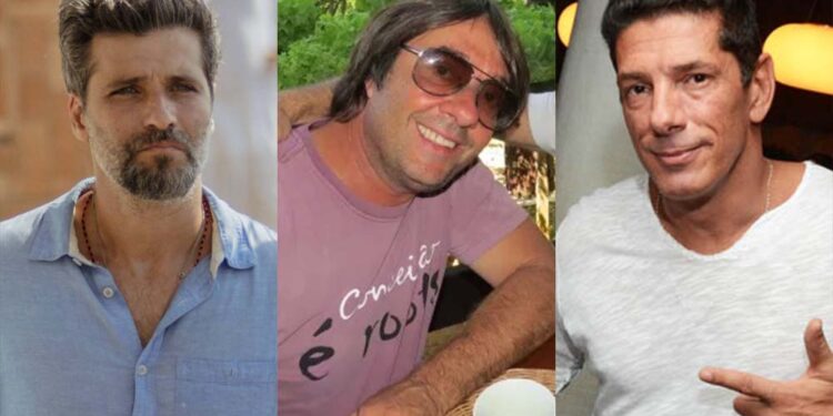 Bruno Gagliasso, Paulo Fatuch e Júlio Pignatari