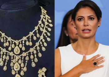 Joias de três milhões de euros doadas a Michelle Bolsonaro foram apreendidas pela Receita Federal