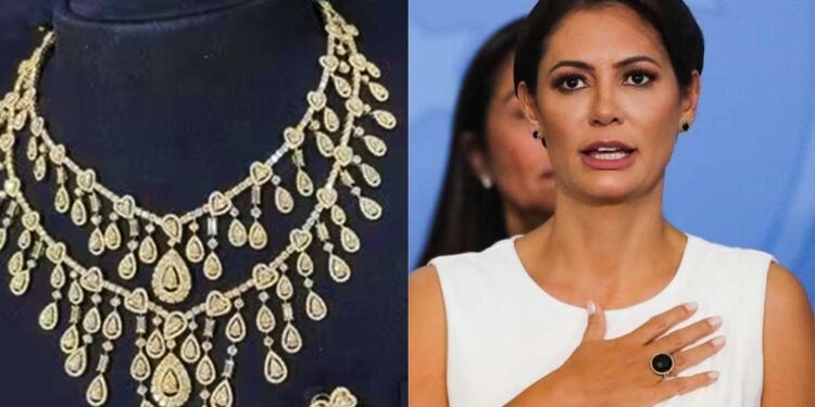 Joias de três milhões de euros doadas a Michelle Bolsonaro foram apreendidas pela Receita Federal