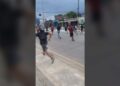 Vândalos à solta nas ruas pouco antes do clássico Santa Cruz x Sport