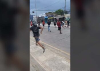 Vândalos à solta nas ruas pouco antes do clássico Santa Cruz x Sport