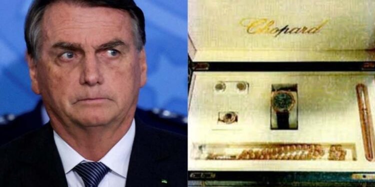 Bolsonaro está com 2º pacote de joias trazidas ilegalmente ao país