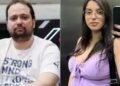 Diogo Viola de Nadai (esq.), preso por suposto envolvimento na morte de Letycia Peixoto Fonseca (dir.)