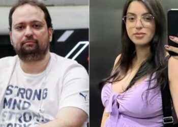 Diogo Viola de Nadai (esq.), preso por suposto envolvimento na morte de Letycia Peixoto Fonseca (dir.)