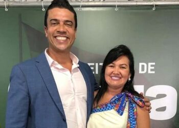 Vereadora Katia das Rendeiras (Republicanos)  como prefeito de Caruaru, Rodrigo Pinheiro