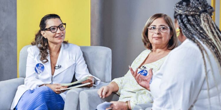 A primeira-dama, Janja, fez uma live no canal do YouTube da 'TV Brasil Gov', administrado pela EBC