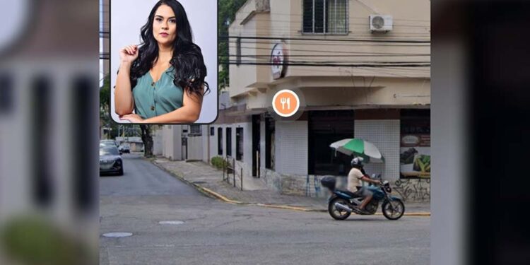 A jornalista foi amparada por testemunhas, que identificaram o veículo como de propriedade da Editora do Brasil.