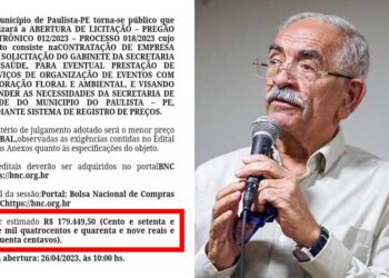 Licitação para compra de flores é de R$ 179,449,50