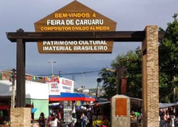 A Feira de Caruaru, grande ponto turístico da cidade