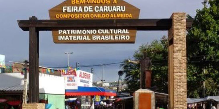 A Feira de Caruaru, grande ponto turístico da cidade