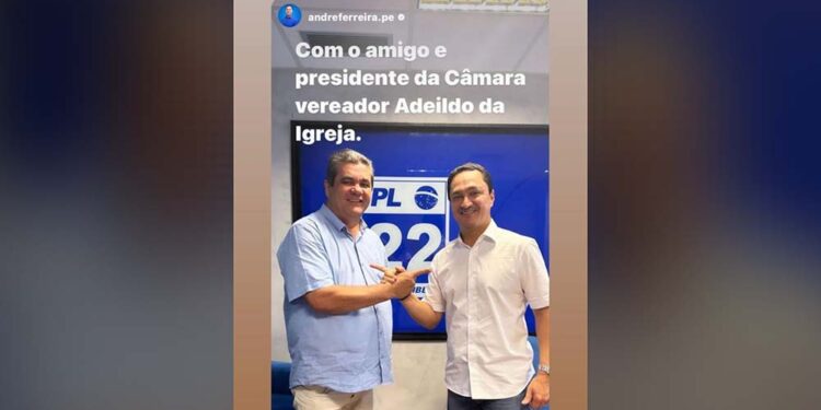 Suas contas foram reprovadas um dia após o deputado postar nas redes sociais um encontro com ele.