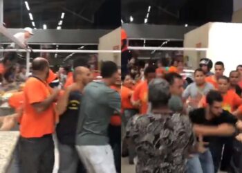 Suspeito de assediar garota de 13 anos foi isolado por seguranças do Atacadão localizado na PE-15, em Olinda.