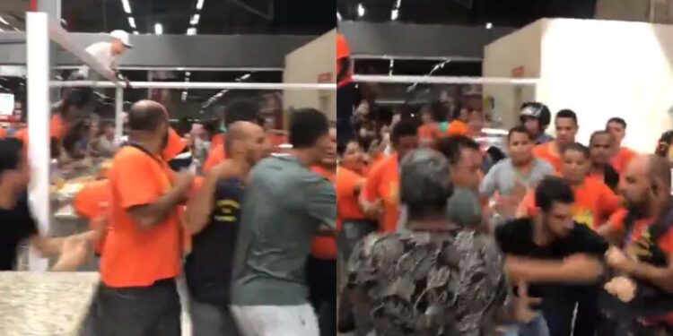 Suspeito de assediar garota de 13 anos foi isolado por seguranças do Atacadão localizado na PE-15, em Olinda.