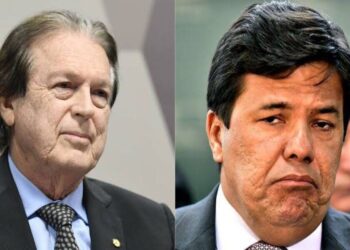Presidente Nacional do União Brasil, Luciano Bivar e o Deputado Federal Mendonça Filho
