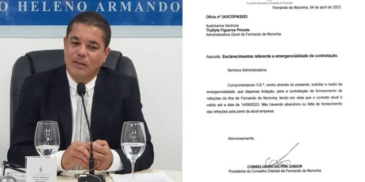 Ailton Júnior, defende empresa envolvida em corrupção