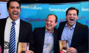 Paulo Câmara, Magno Martins e Geraldo Julio (da esq. para dir.)