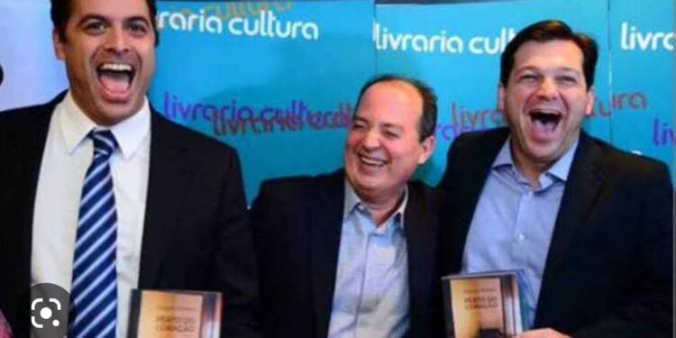 Paulo Câmara, Magno Martins e Geraldo Julio (da esq. para dir.)