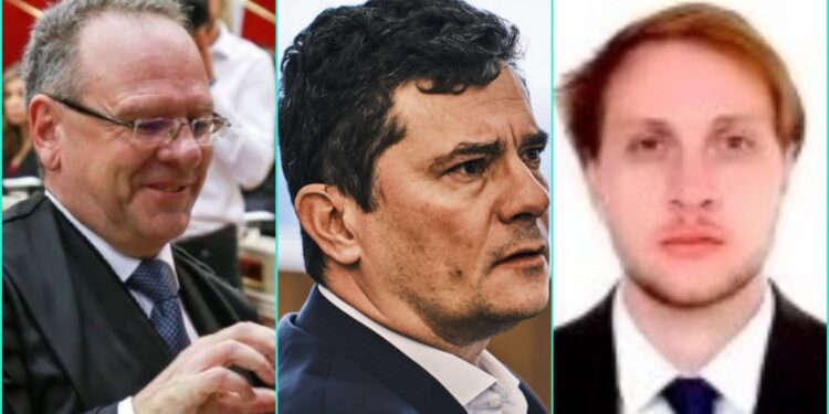 Desembargador federal Marcelo Malucelli, Sergio Moro e João Malucelli.