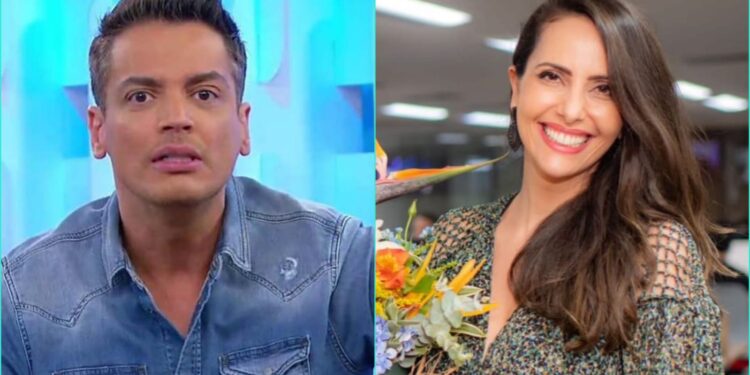 O jornalista Leo Dias e a Diretora de Redação, Lilian Tahan