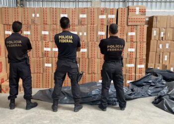Policia Federal apreende 36 milhões de cigarros em depósito de Caruaru.