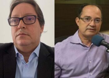 Advogado José Siqueira Júnior (esq.) e Magno Martins (dir.)