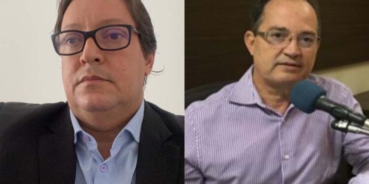 Advogado José Siqueira Júnior (esq.) e Magno Martins (dir.)