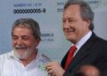 Lula (PT) ao lado de Ricardo Lewandowski