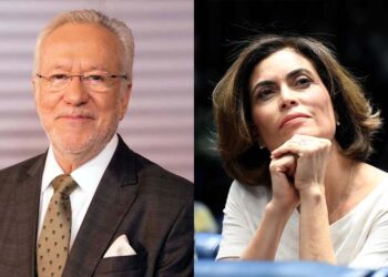 Alexandre Garcia (esq.) e Giuliana Morrone (dir.)