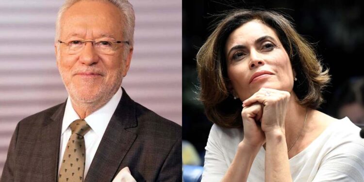 Alexandre Garcia (esq.) e Giuliana Morrone (dir.)