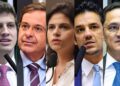 João Campos, Gilson Machado Neto, Priscila Krause, Daniel Coelho e André Ferreira