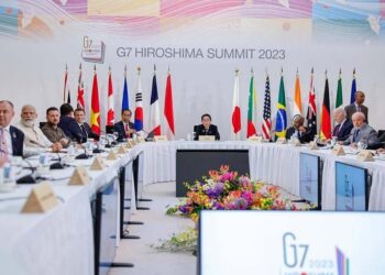 Na cúpula do G7 em Hiroshima, Japão, líderes como Volodimir Zelenski (Ucrânia) e Luiz Inácio Lula da Silva (Brasil) discutiram a paz.