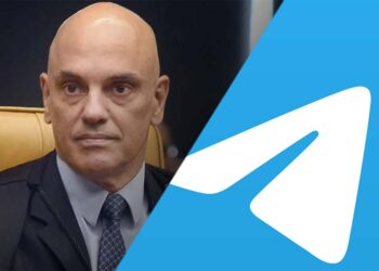Alexandre de Moraes determina multa milionária ao Telegram por descumprimento de ordem.