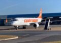 Avião da companhia venezuelana usado pela comitiva de Maduro na viagem a Brasília