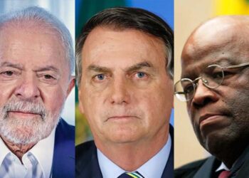 Lula, Bolsonaro e Joaquim Barbosa
