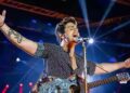 Luan Santana durante apresentação