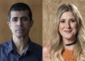 Humorista Marcius Melhem e atriz Dani Calabresa