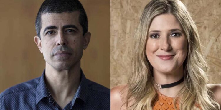Humorista Marcius Melhem e atriz Dani Calabresa