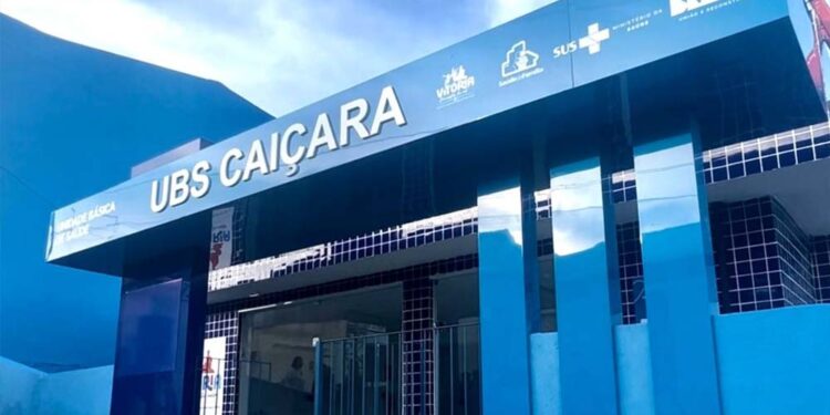 Nova fachada da USB em Vitória de Santo Antão