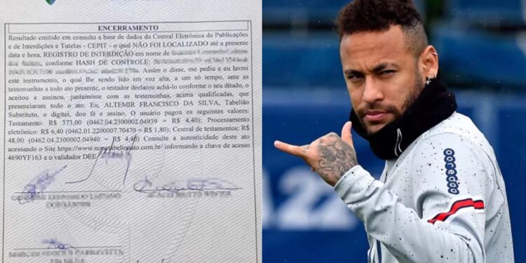 Empresário de Porto Alegre deixa todos os seus bens para Neymar