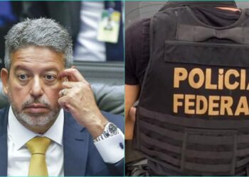 O presidente da Câmara, Arthur Lira (PP-AL), usou uma picape Toyota Hilux preta durante sua campanha eleitoral em 2022, segundo a PF.